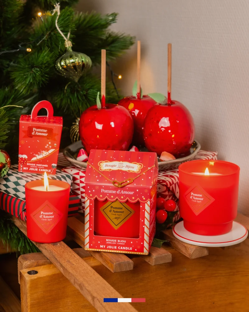 Bougie parfumée Pomme d'Amour