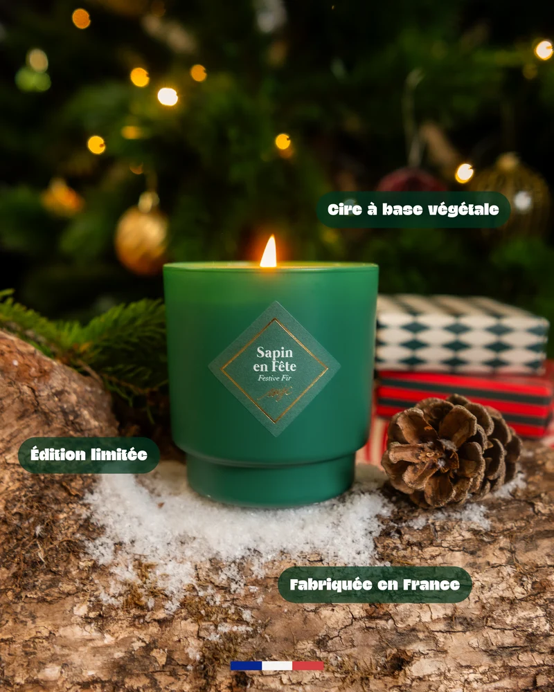Bougie parfumée Sapin en Fête