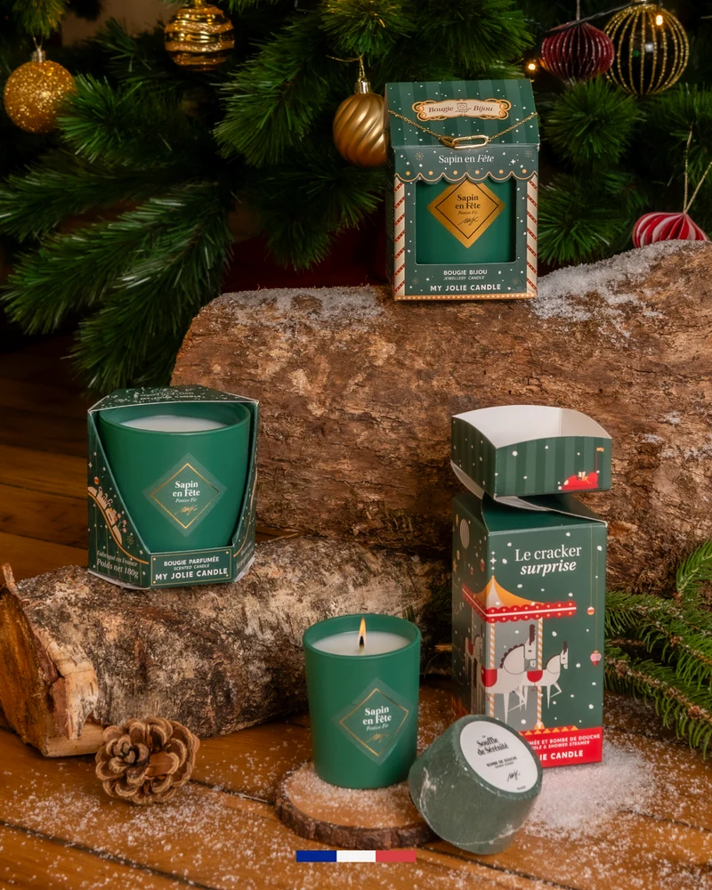 Bougie parfumée Sapin en Fête