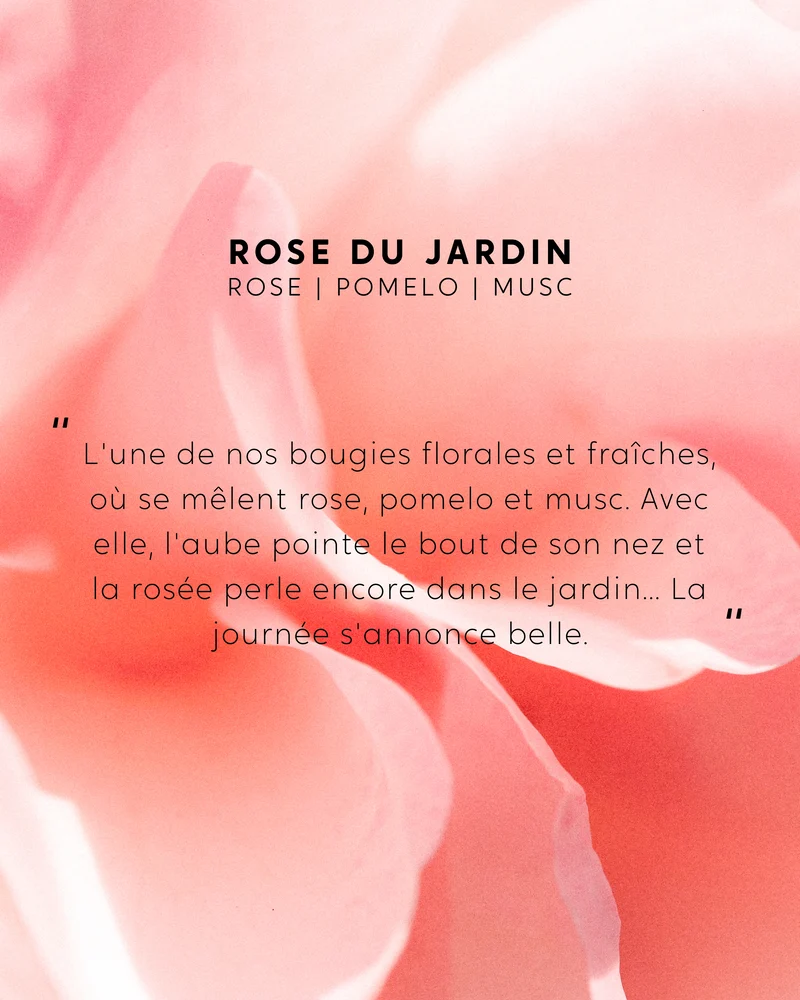 Bouquet parfumé Rose du Jardin