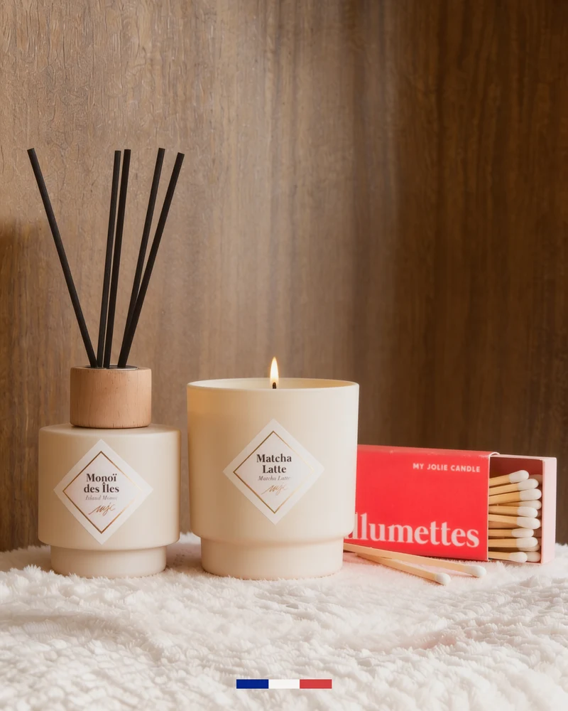 Duo bougie et bouquet parfumés