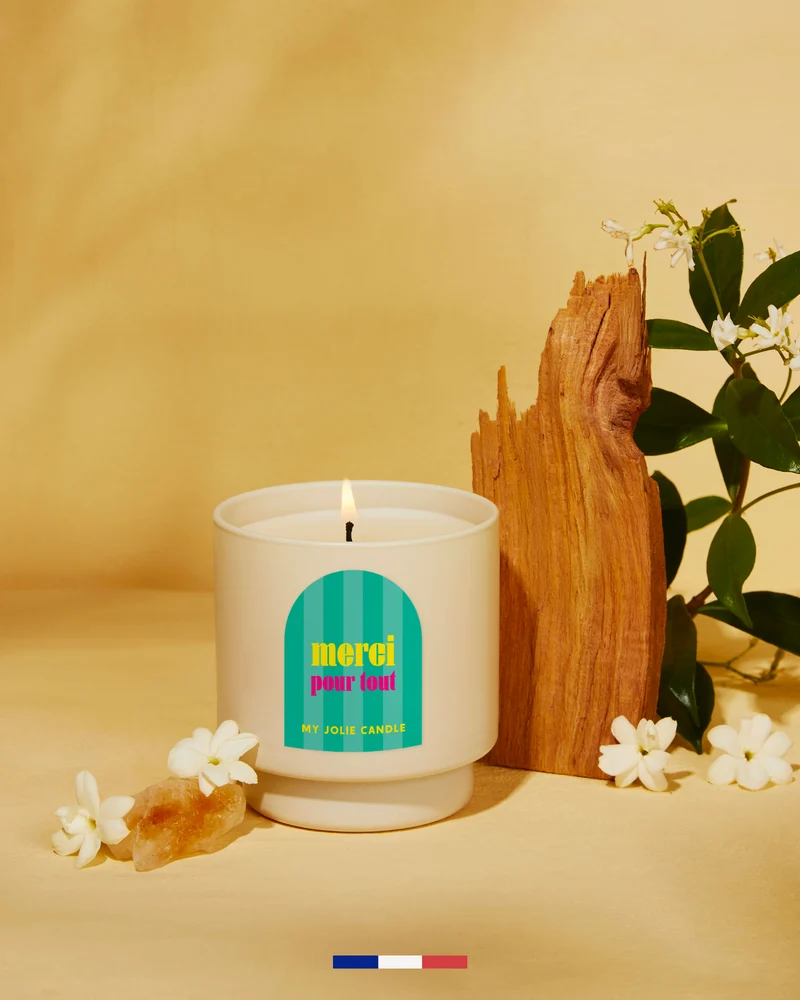 Bougie parfumée "Merci pour tout"