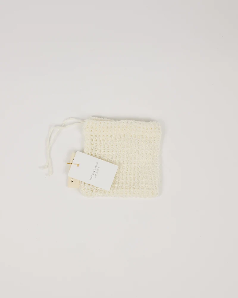 Pochette à savon exfoliante