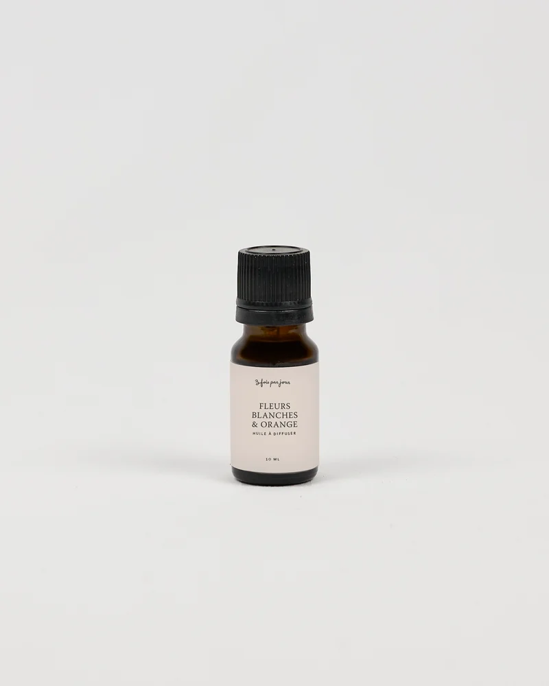 Huile à diffuser — Fleurs blanches & orange