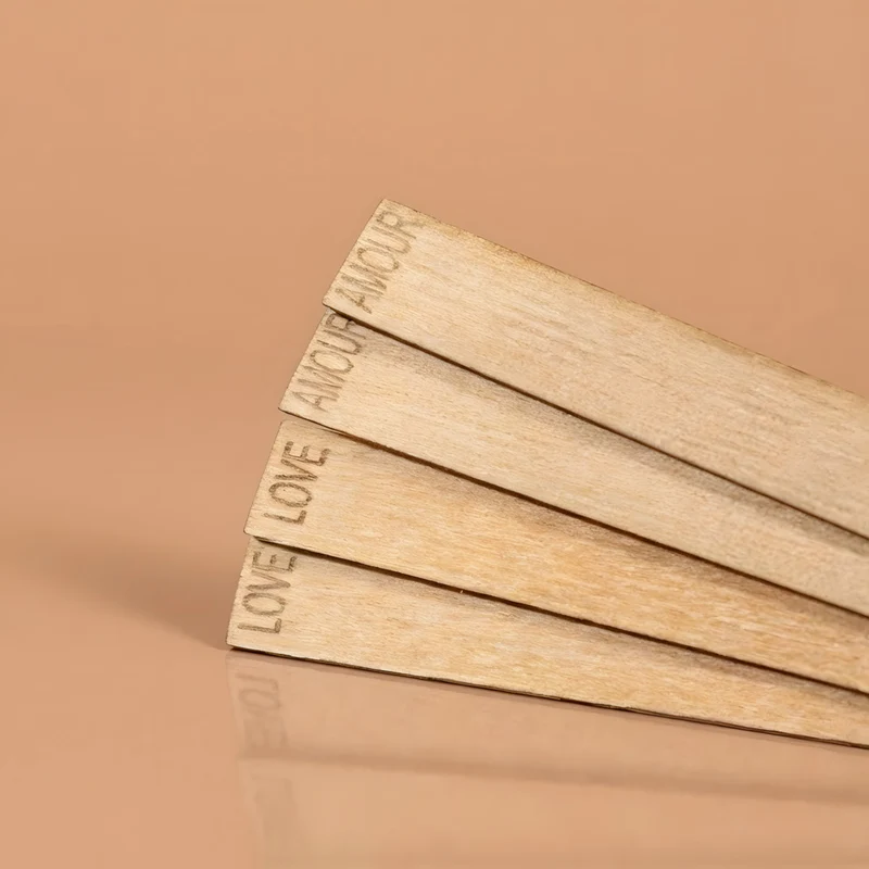 Jolis mots - Mèches en bois pour bougies