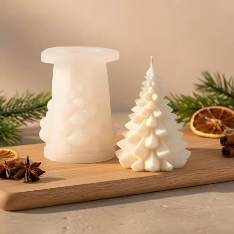Moule bougie petit Sapin - Silicone