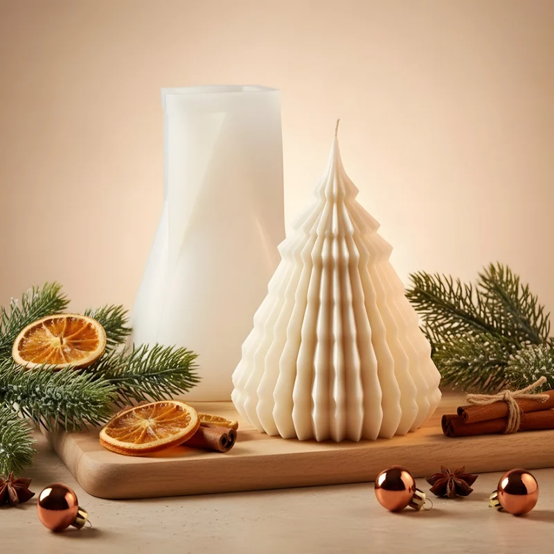 Moule bougie grand Sapin - Silicone
