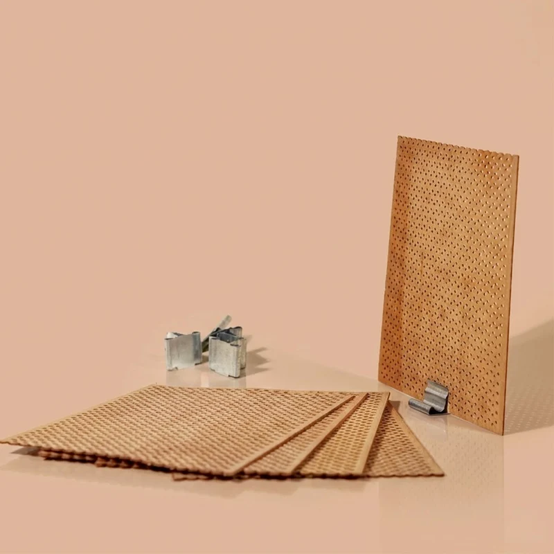 Mèches en bois perforées pour bougies