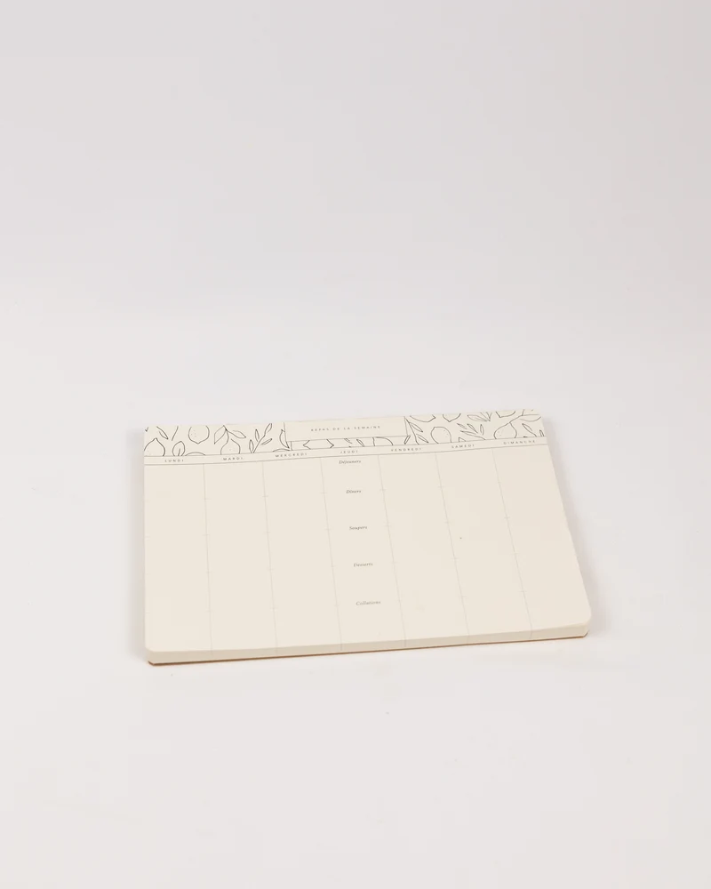 Planificateur de repas aimanté