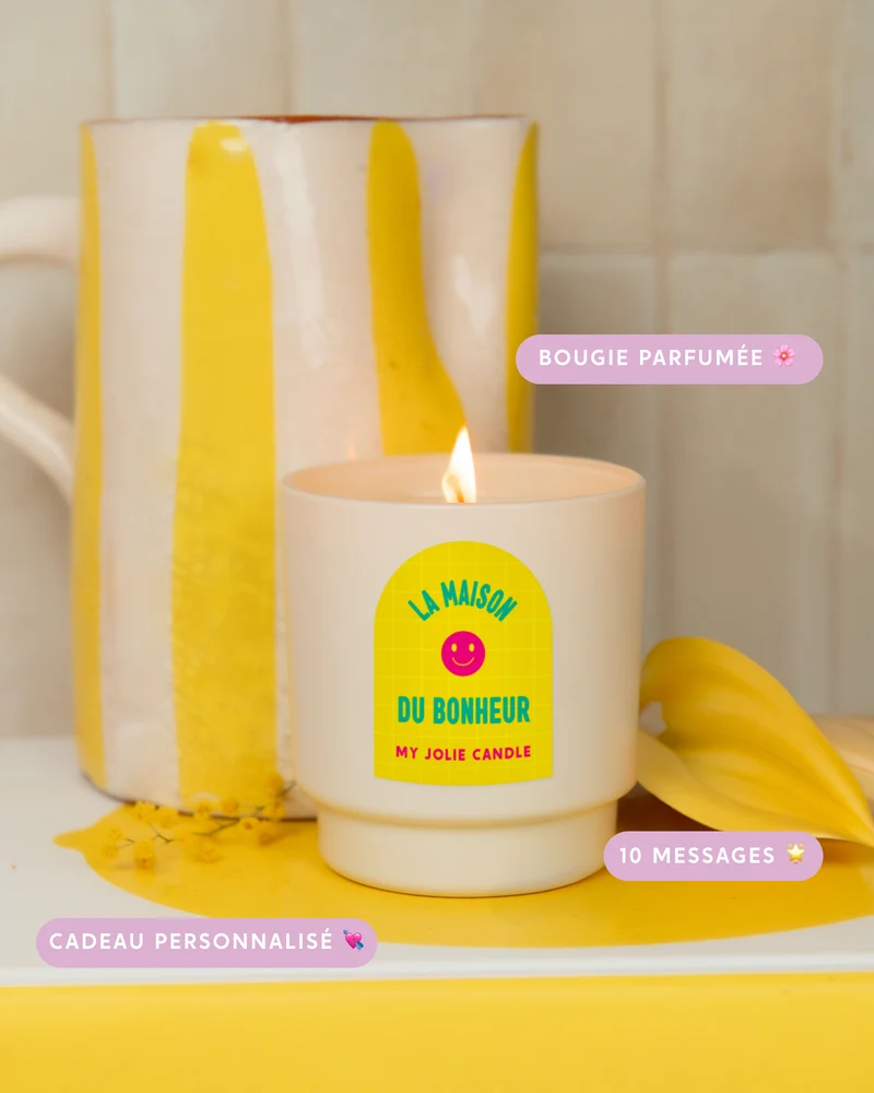Bougie parfumée "La maison du bonheur"