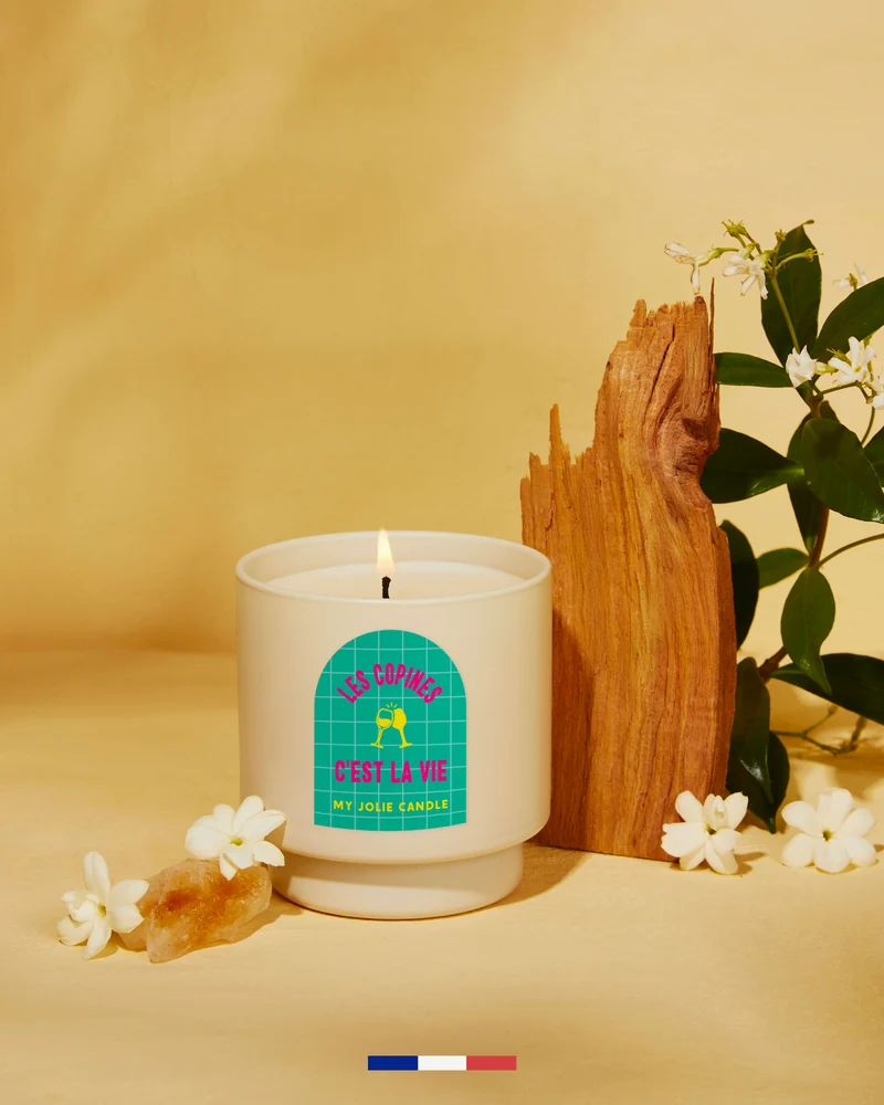 Bougie parfumée "Les copines c'est la vie"