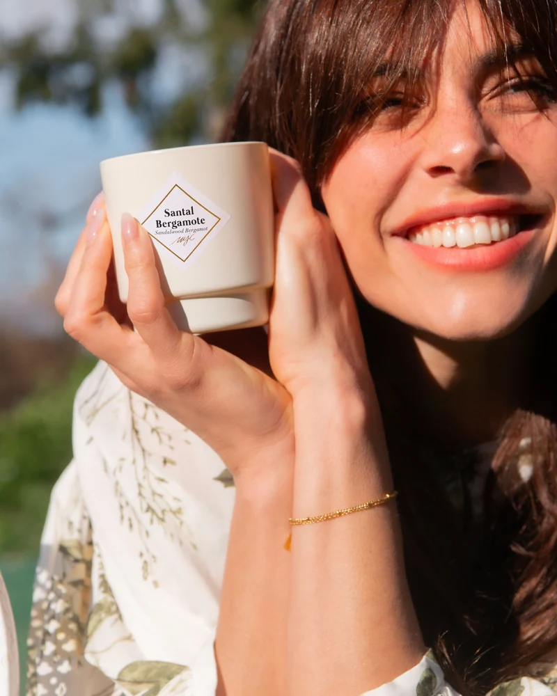 Bougie bijou surprise Santal Bergamote