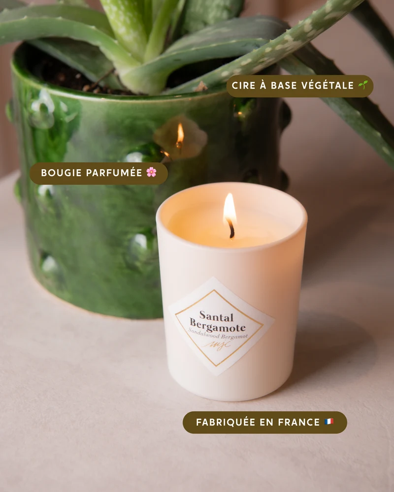 Petite bougie Santal Bergamote