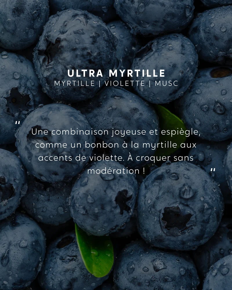 Grande bougie Ultra Myrtille
