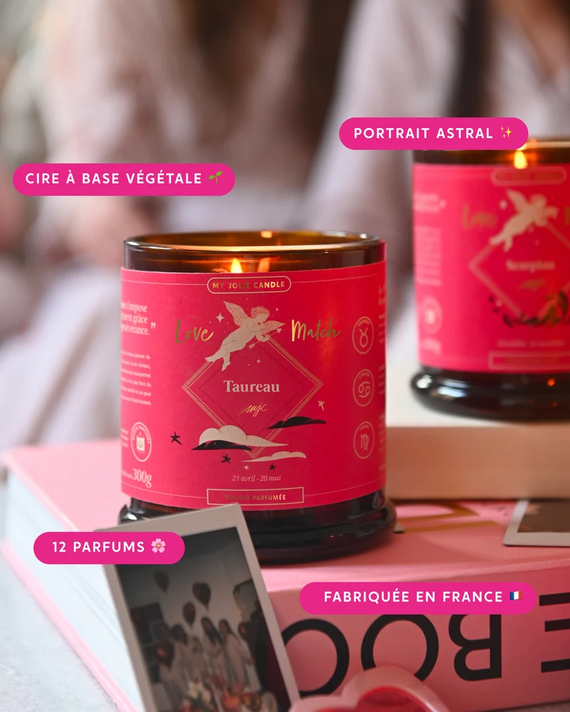 La Bougie Astrale Love Match Taureau