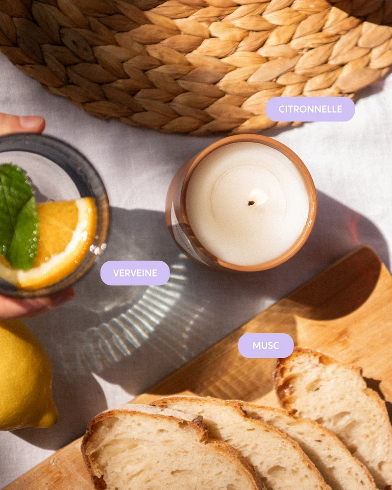 Bougie parfumée Citronnelle