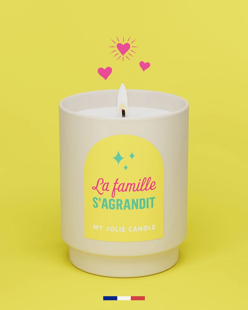 Bougie parfumée - La famille s'agrandit