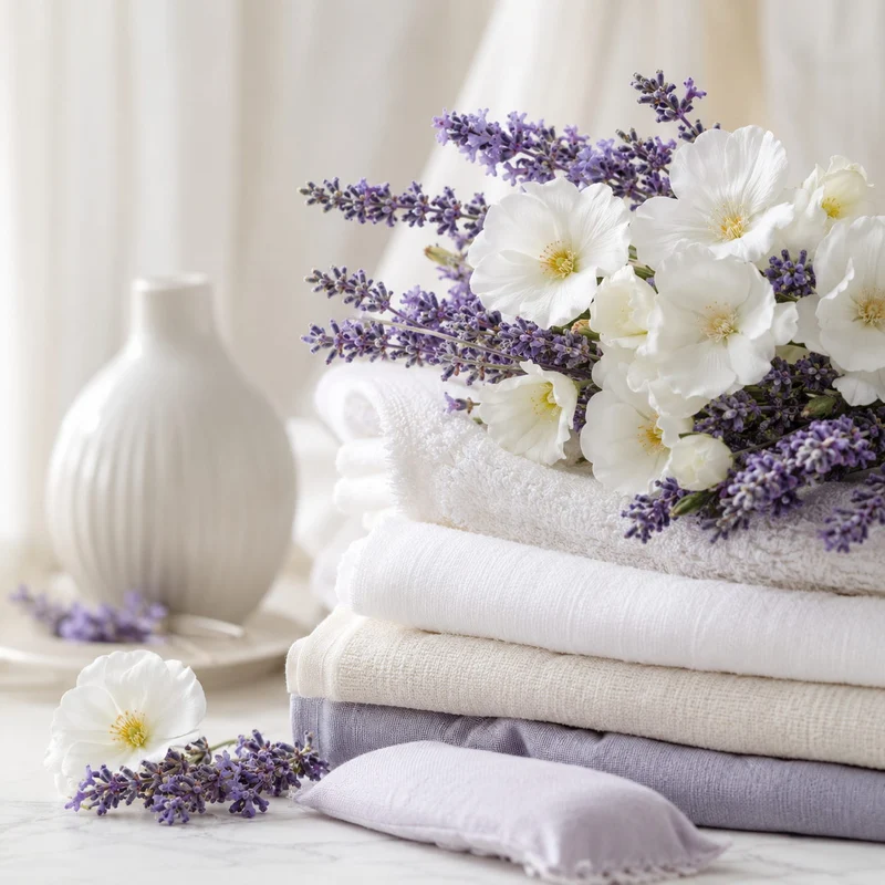 Musc blanc et lavande - Parfum pour bougie