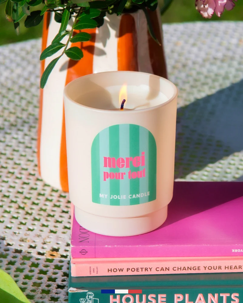Bougie parfumée à messages