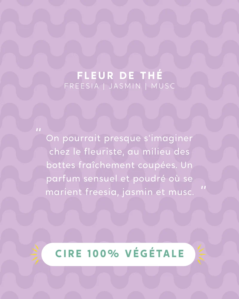 Bougie parfumée à messages