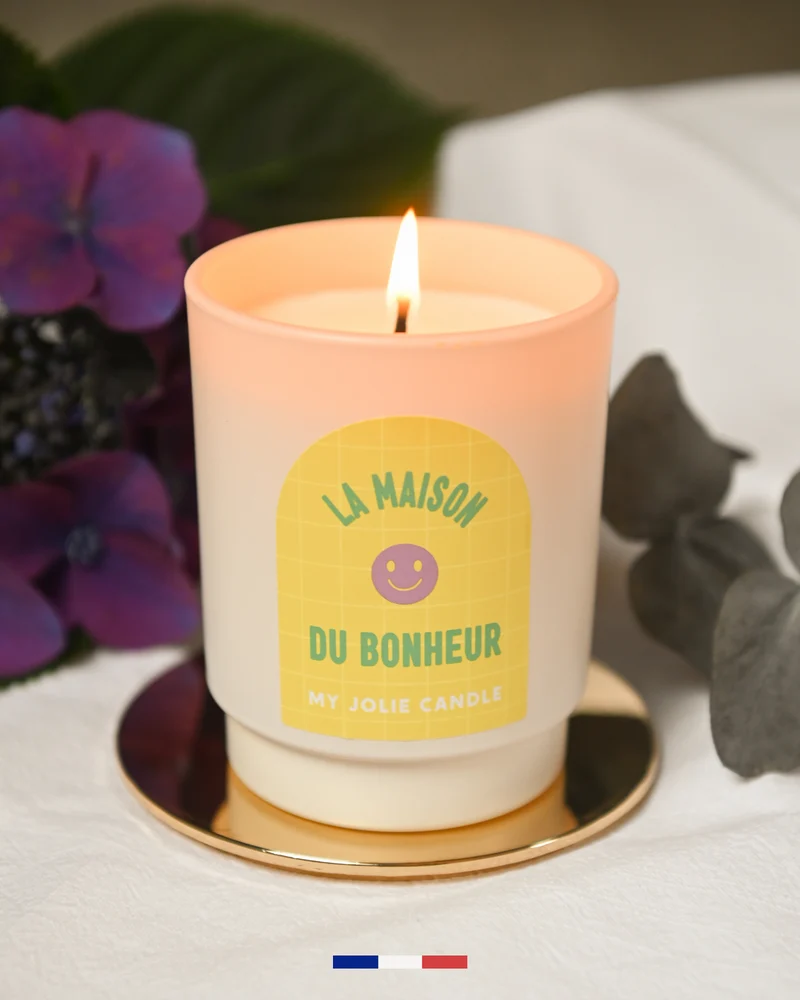 Bougie parfumée à messages