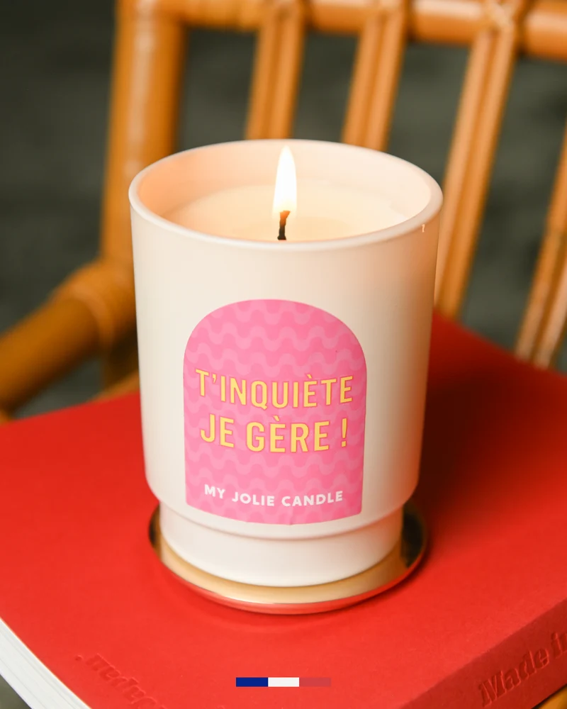 Bougie parfumée à messages