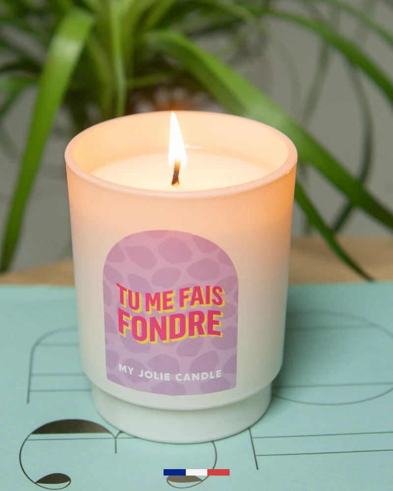 Bougie parfumée à messages