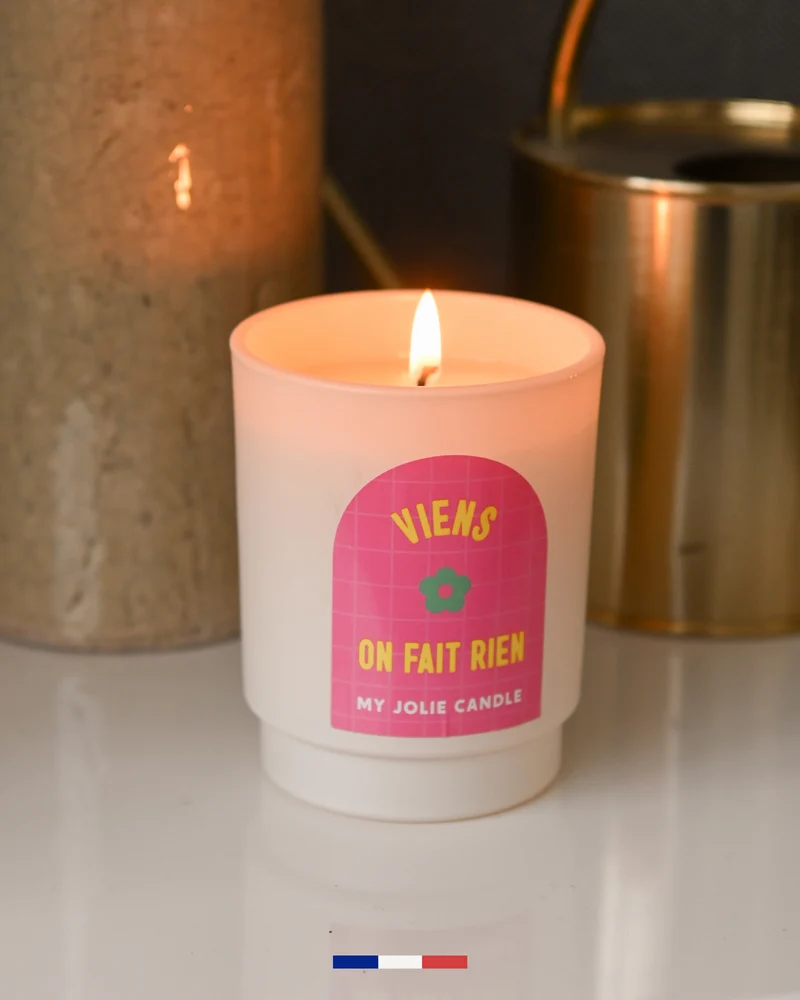 Bougie parfumée à messages