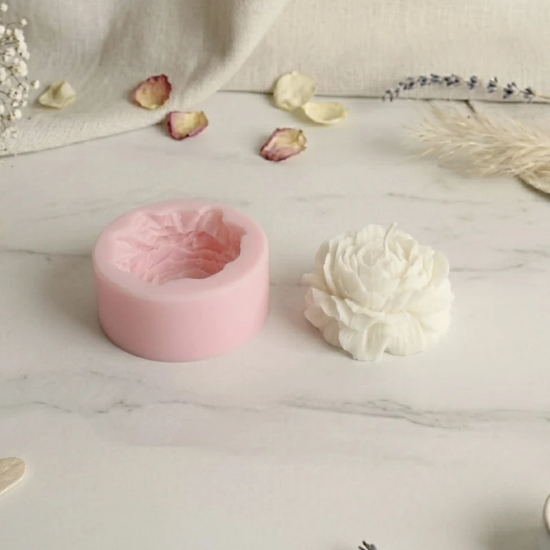 Moule bougie Pivoine - Silicone