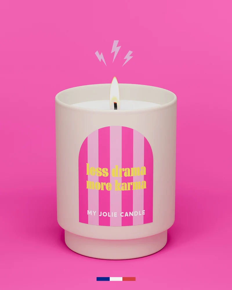 Bougie parfumée - Less drama more karma
