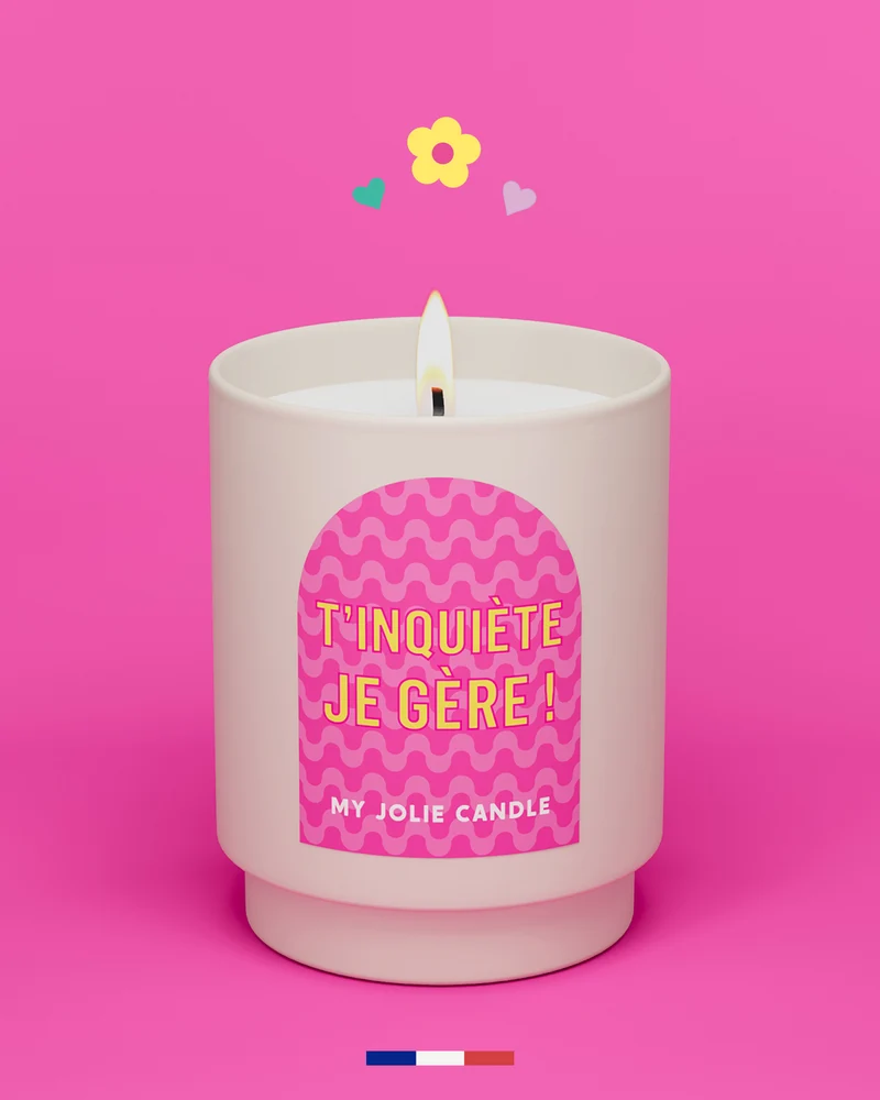Bougie parfumée - T'inquiète je gère !