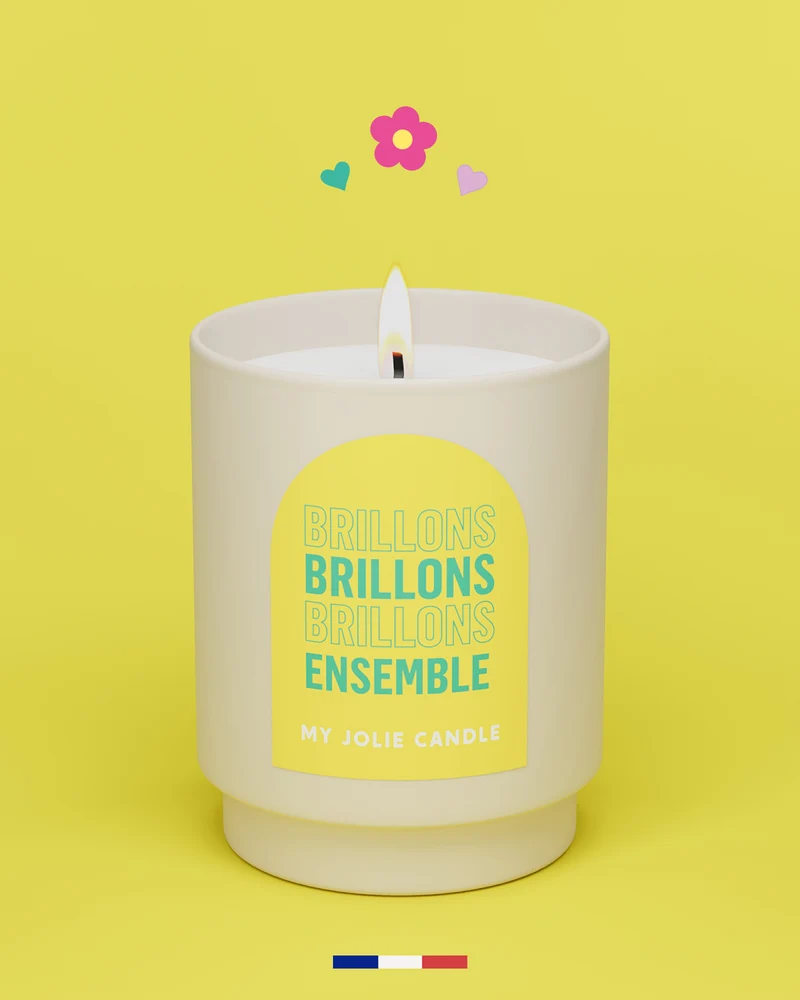 Bougie parfumée - Brillons ensemble