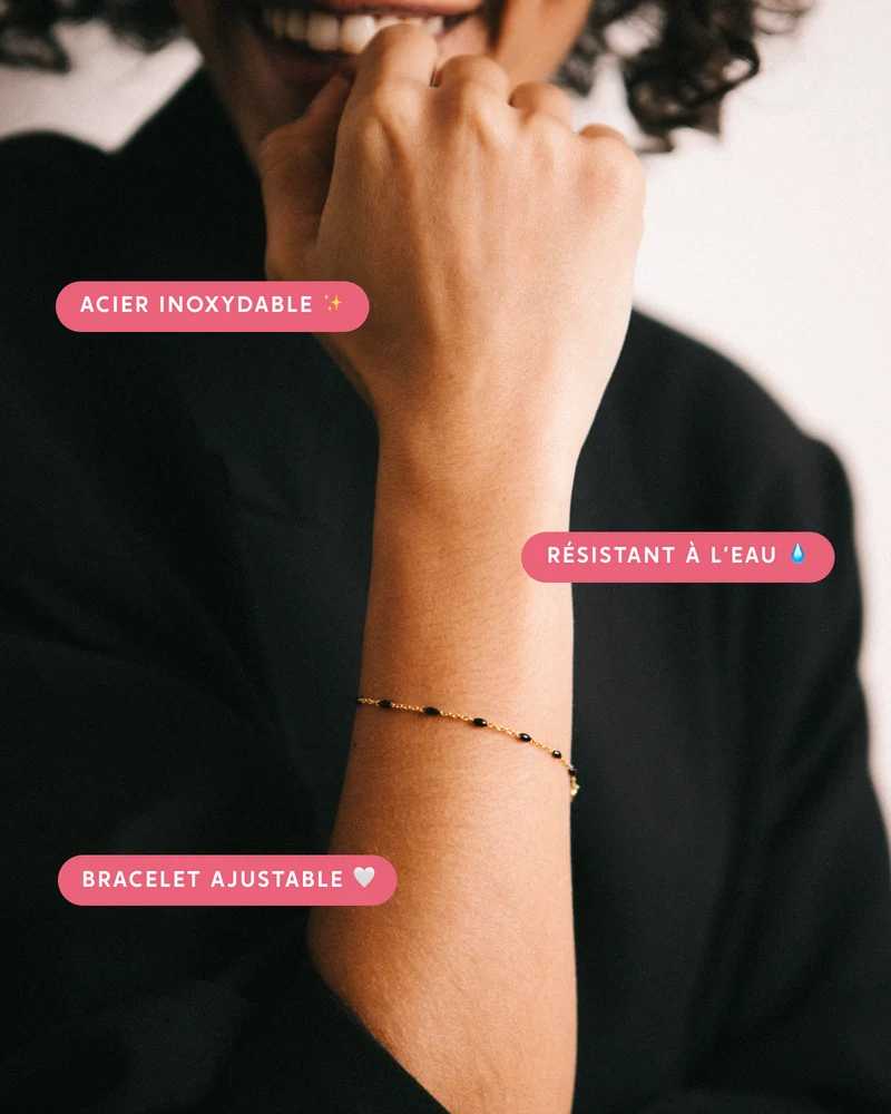 Bougies bijoux bracelet perles
