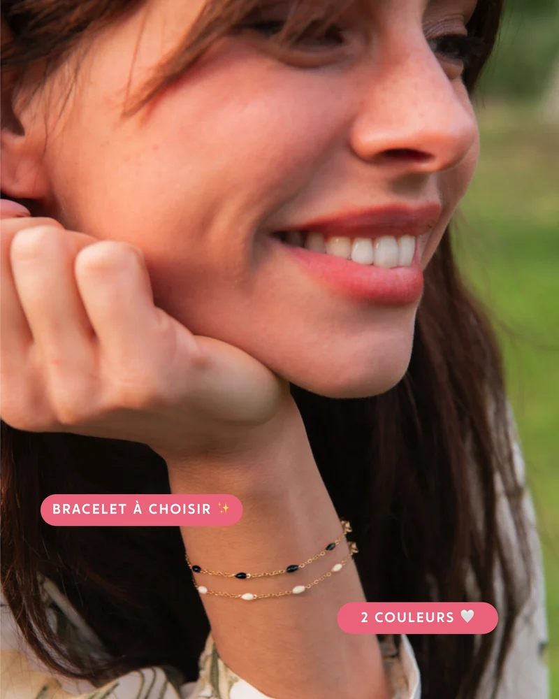 Bougies bijoux bracelet perles