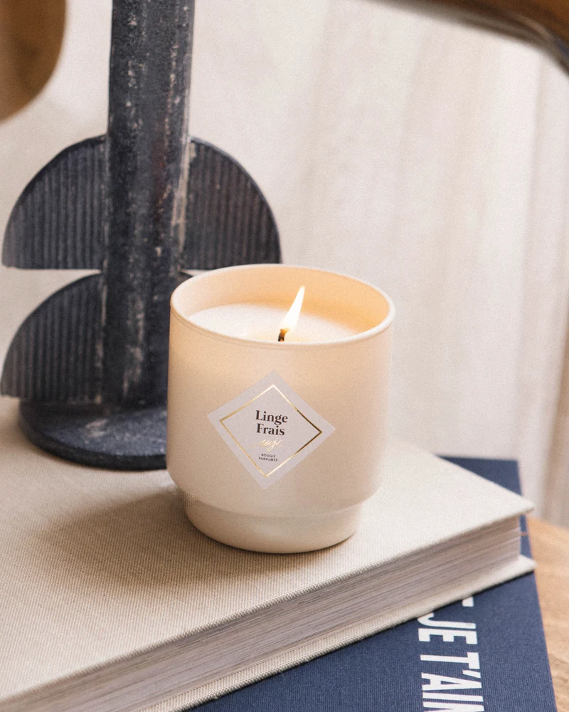 Bougie bijou surprise Linge Frais