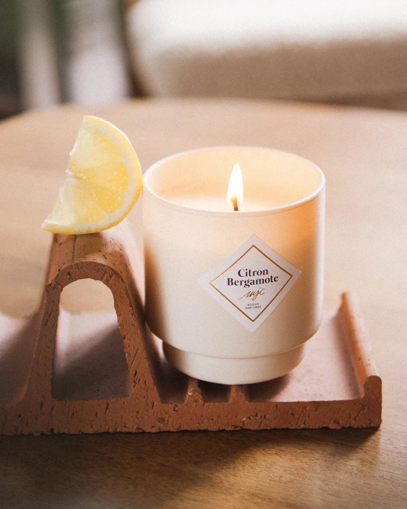 Bougie bijou surprise Citron Bergamote