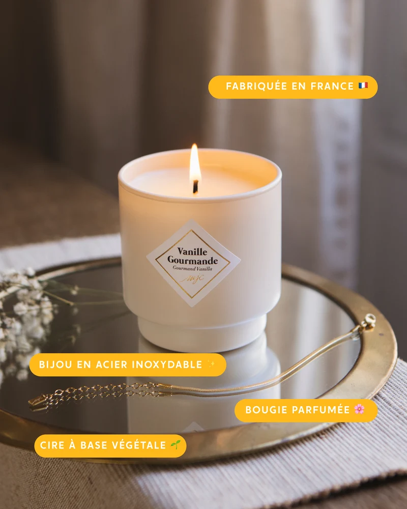Bougie bijou surprise Vanille Gourmande