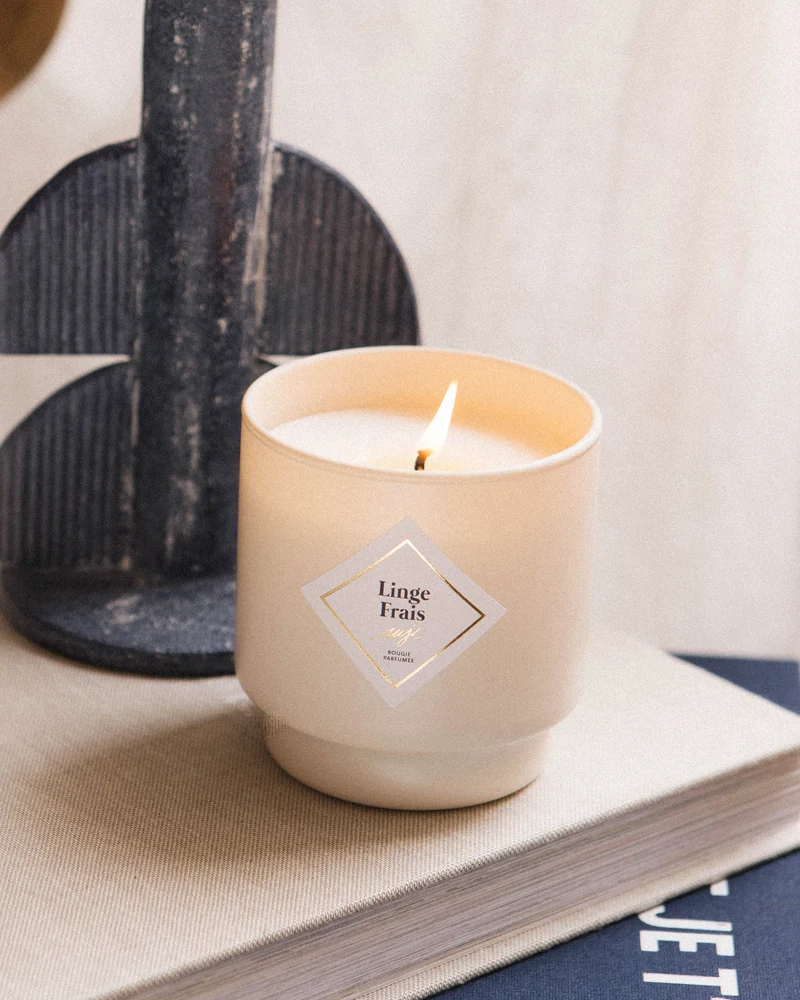 Bougie bijou surprise Linge Frais