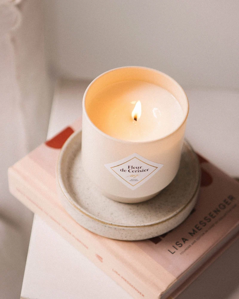 Bougie bijou surprise Fleur de Cerisier