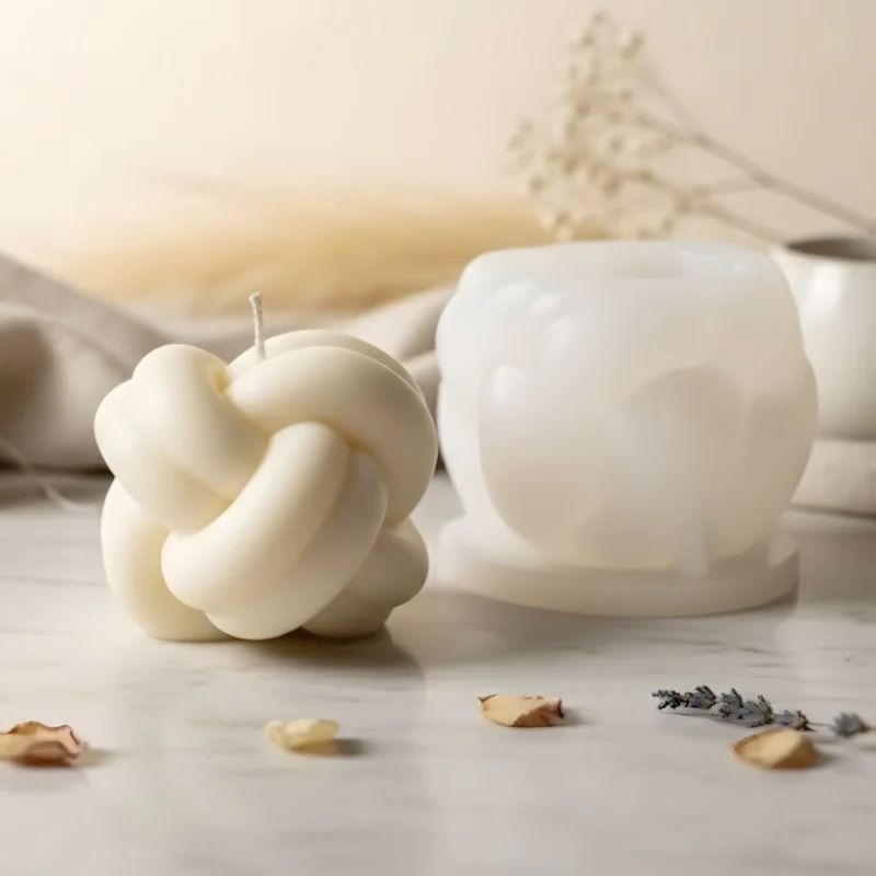Moule bougie Nœud - Silicone