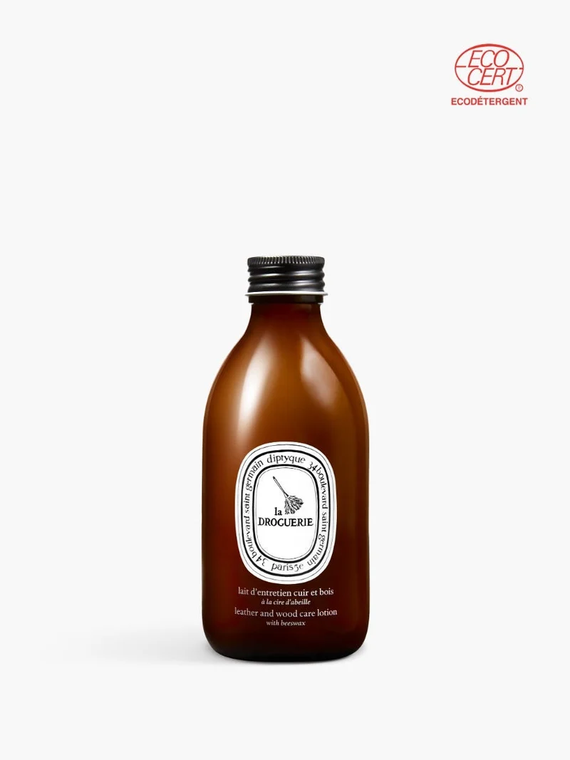 La Droguerie - Lait d’entretien cuir et bois à la cire d’abeille