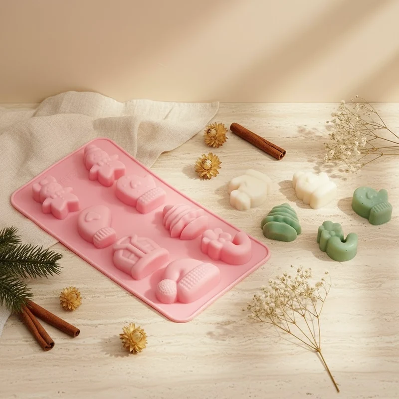 Moule fondant Noël - Silicone