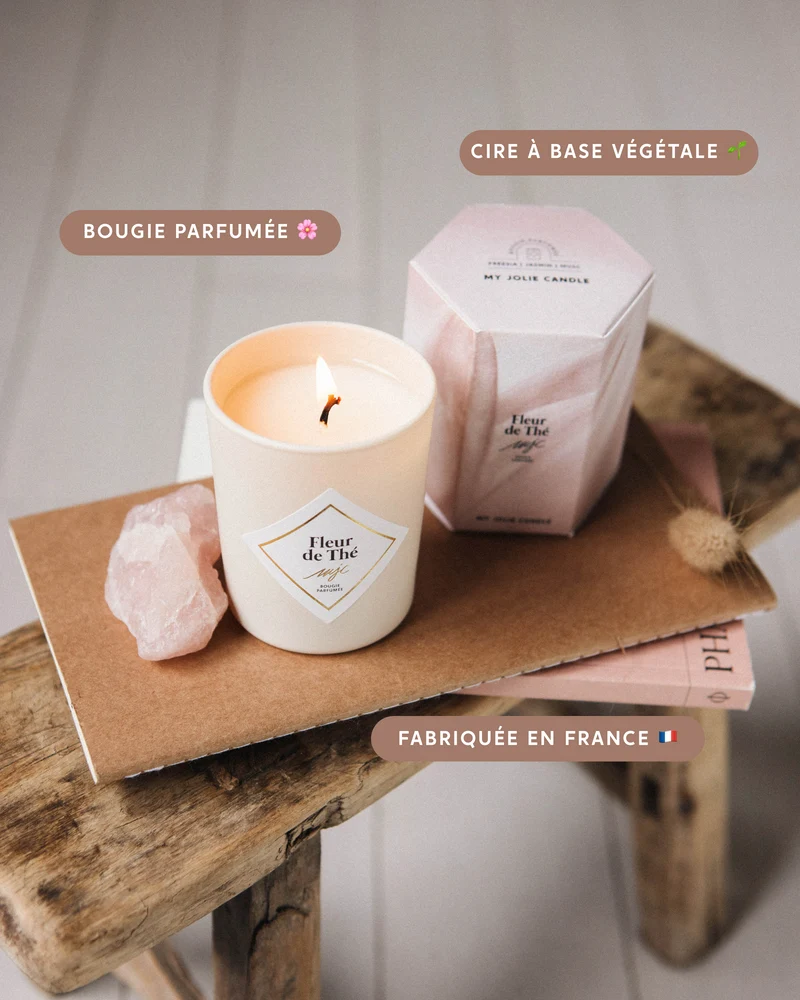 Petite bougie Fleur de Thé