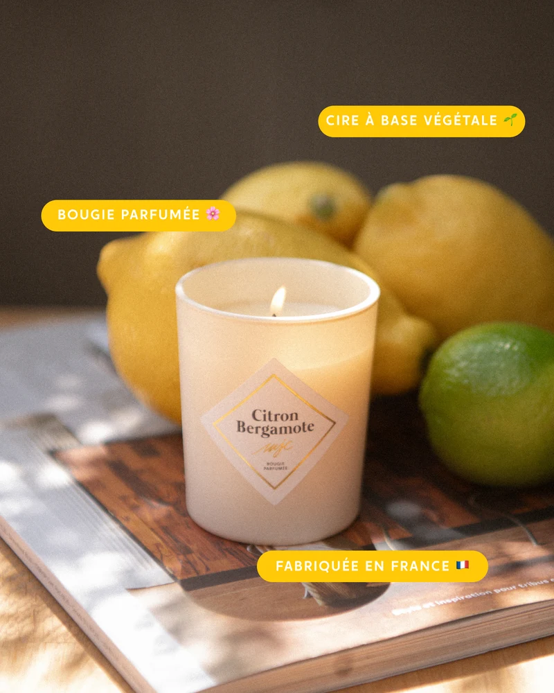 Petite bougie Citron Bergamote