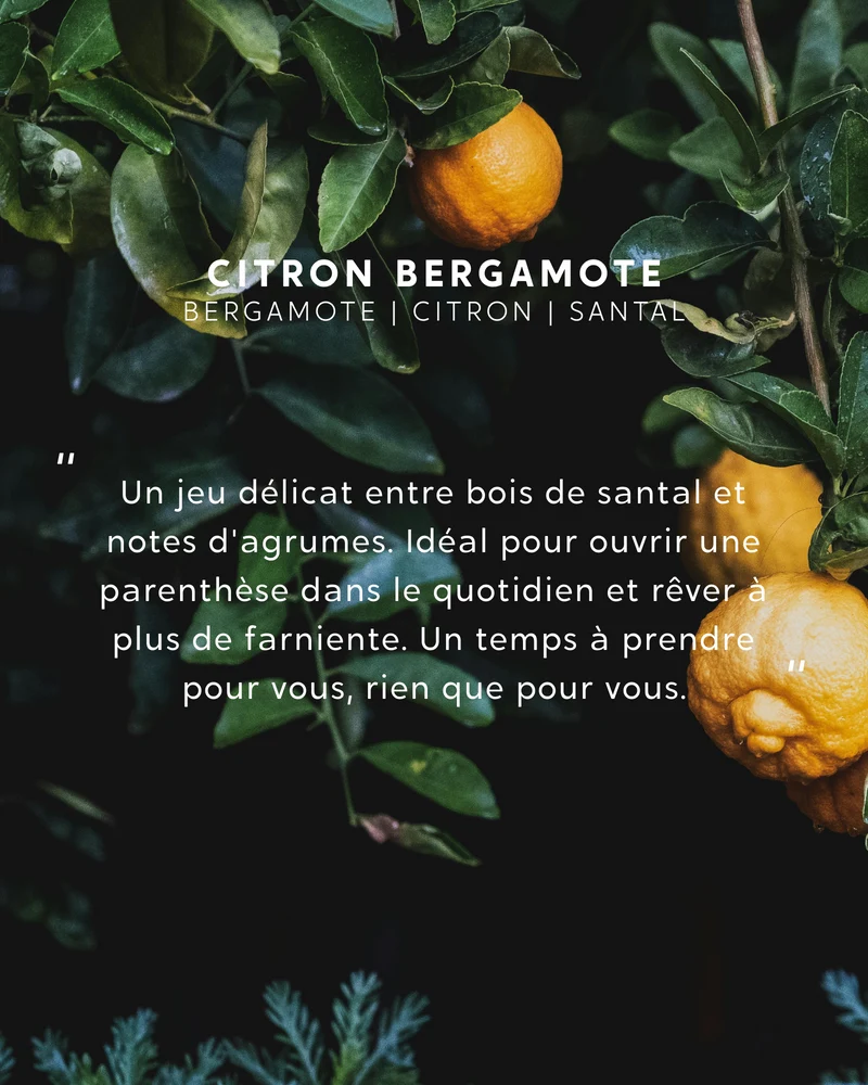Petite bougie Citron Bergamote