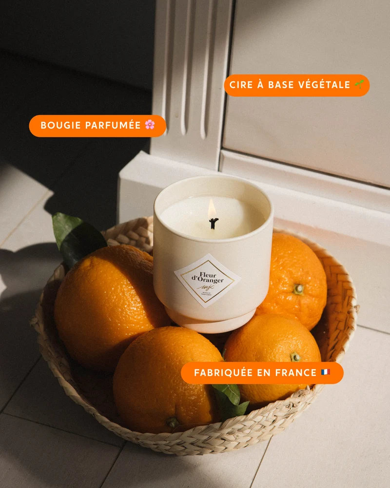 Bougie Fleur d'Oranger