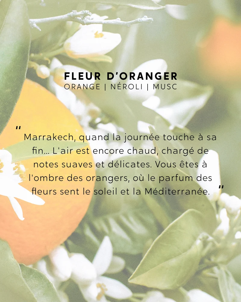 Bougie Fleur d'Oranger