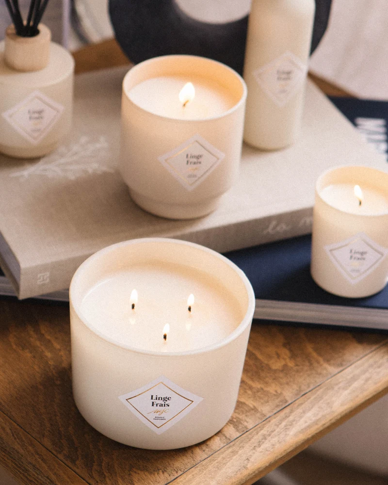Grande bougie Linge Frais