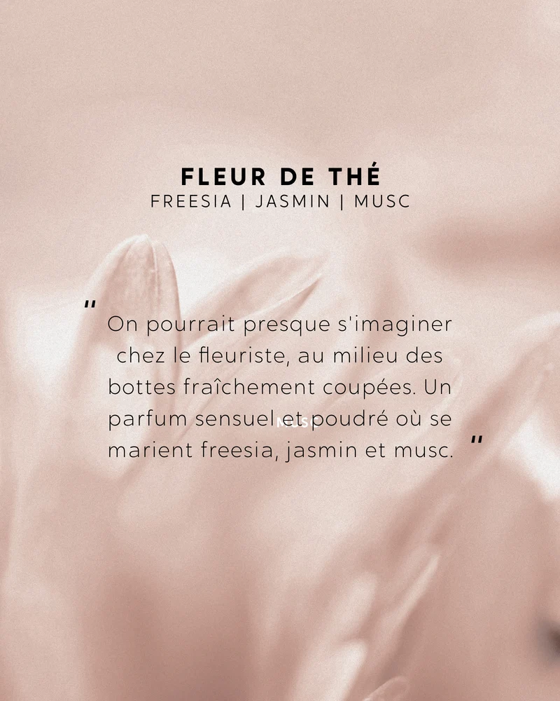 Grande bougie Fleur de Thé