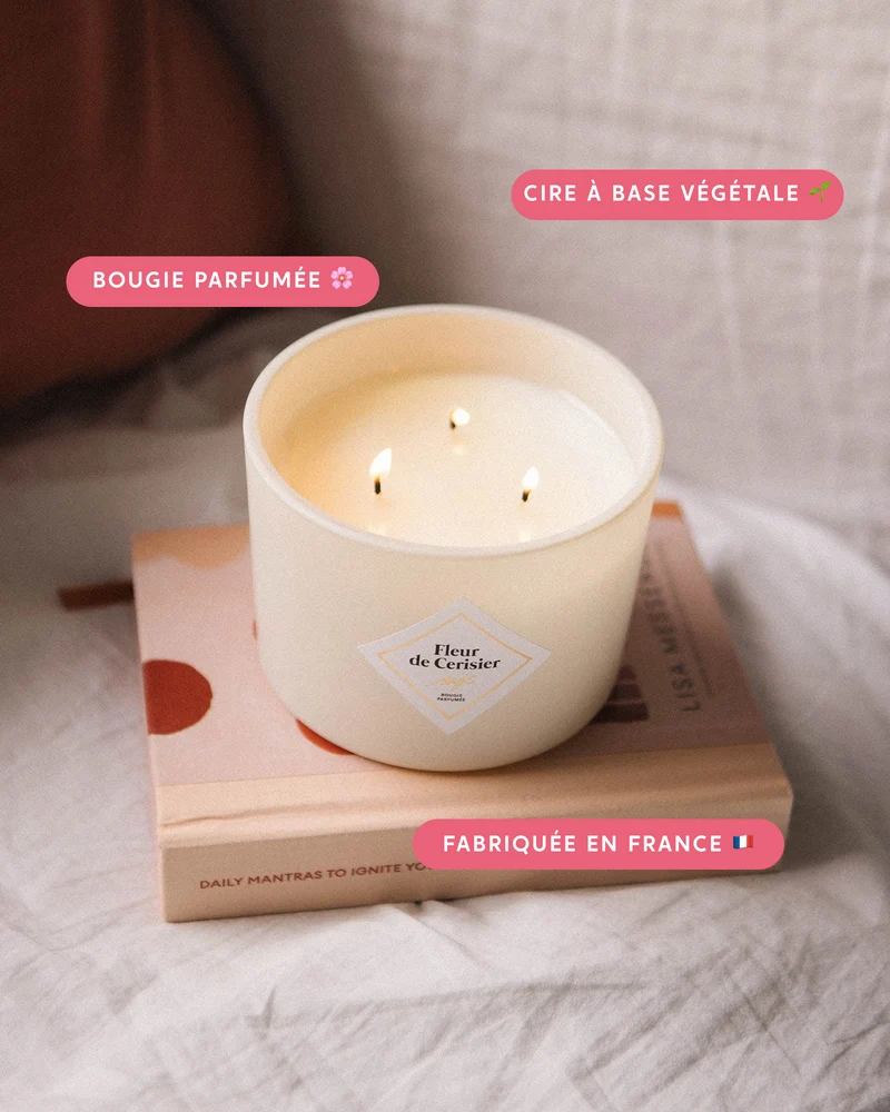 Grande bougie Fleur de Cerisier